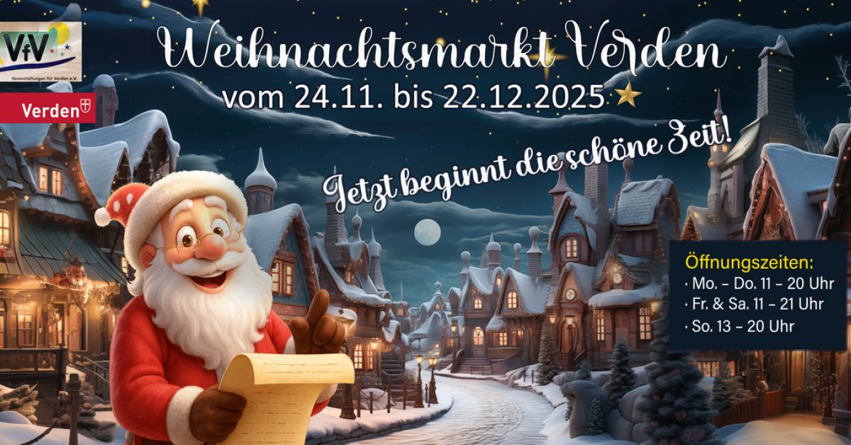 Weihnachtsmarkt Verden 2025