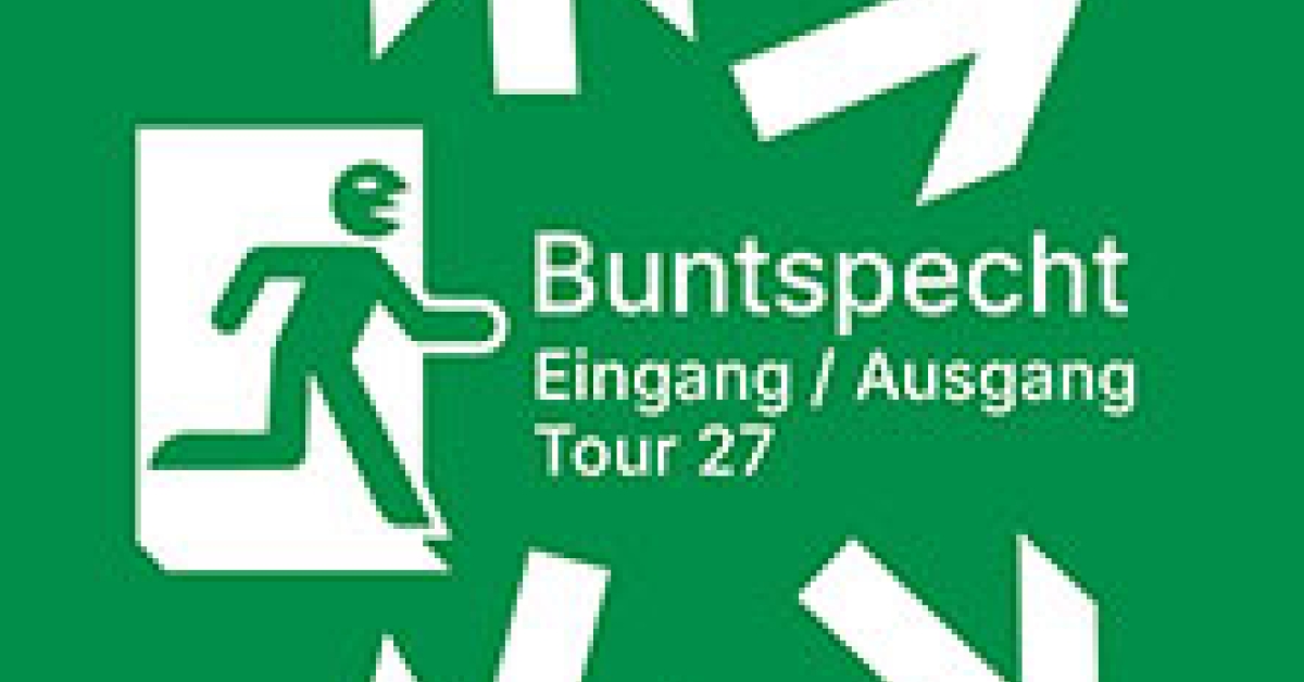 Buntspecht - Eingang / Ausgang Tour 2027