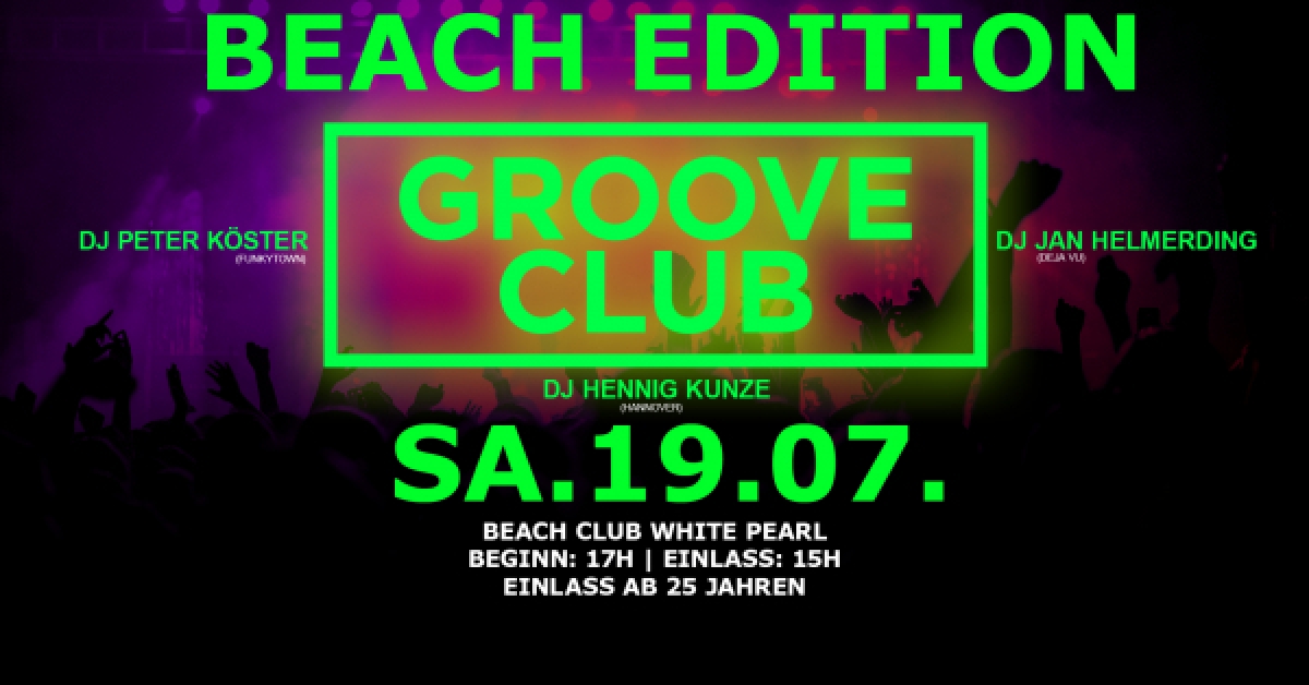 GROOVE CLUB - BEACH EDITION