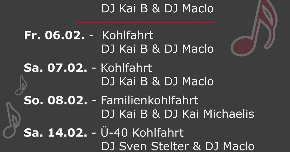 Kohlfahrt 2026