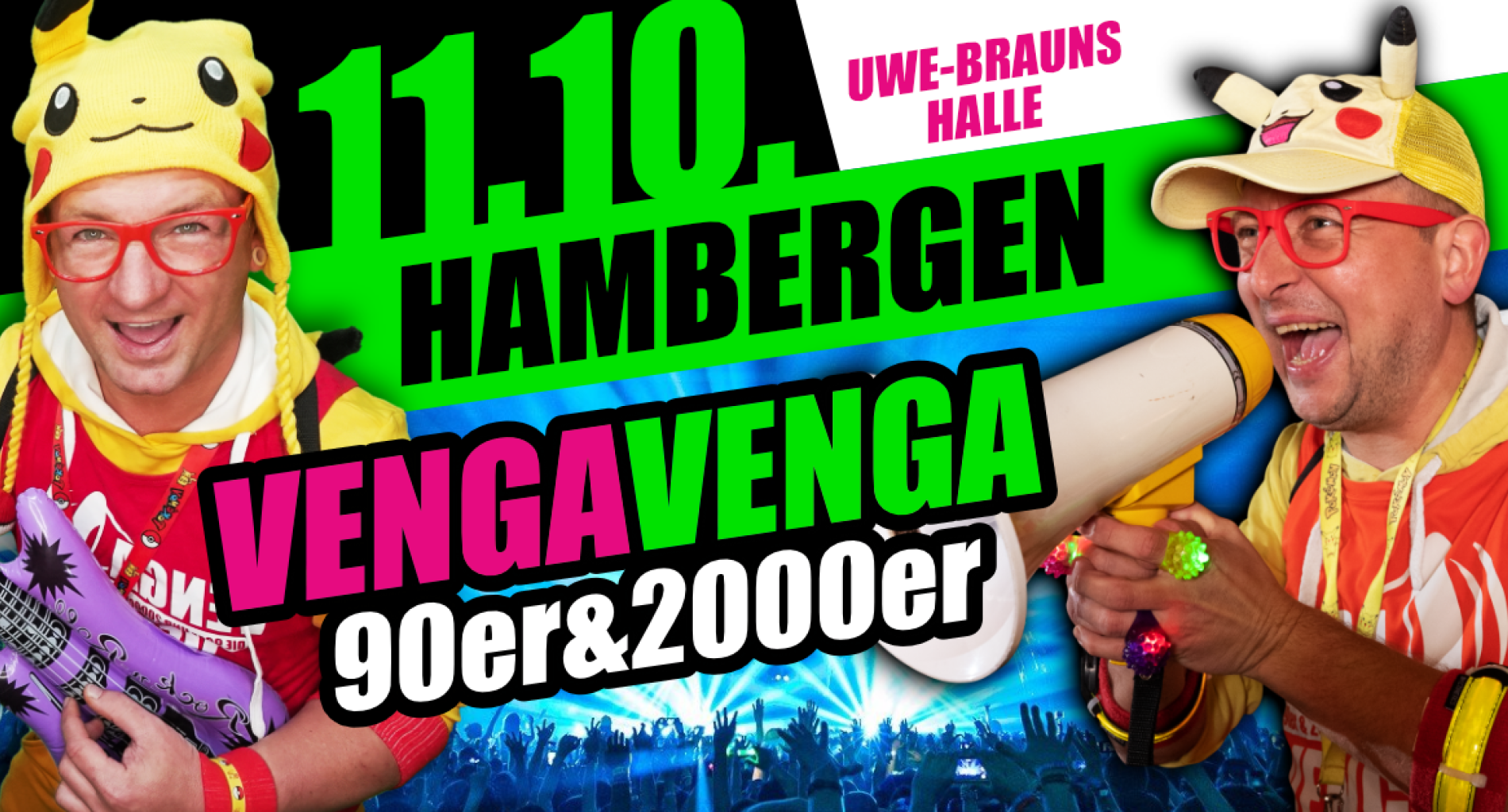 VENGA VENGA Die 90er & 2000er Party Show 