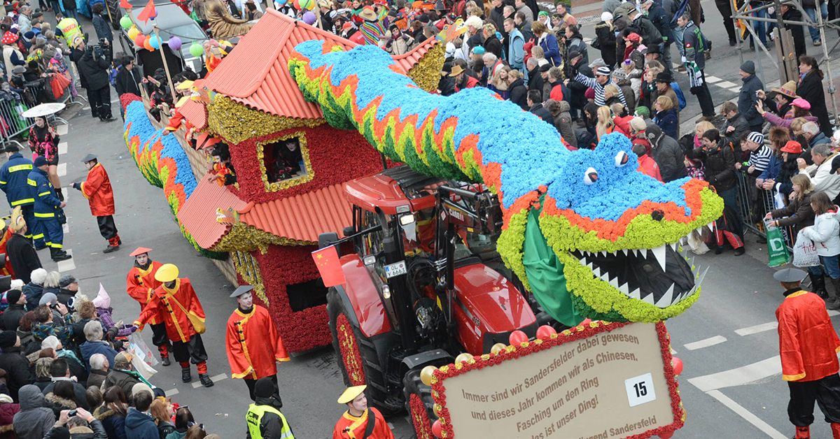 Der Faschingsumzug um den Ring