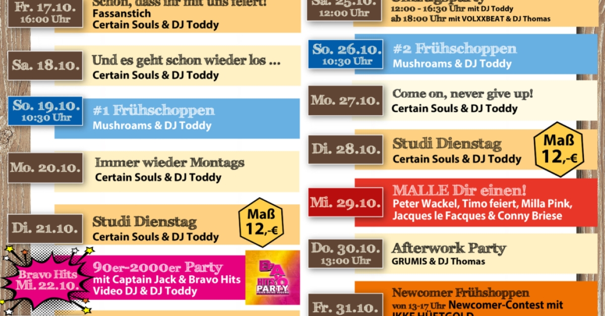 Schön, dass ihr mit uns feiert