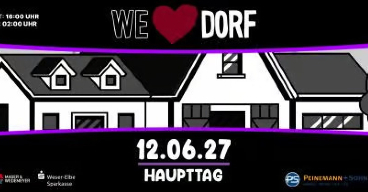 WE LOVE DORF - Samstag - 2027