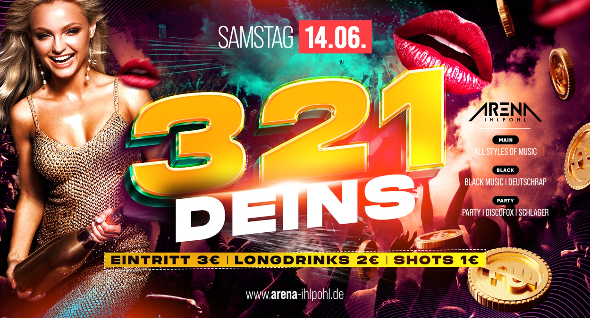3 – 2 – 1 DEINS #LIEBLINGSCLUB