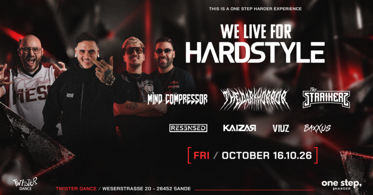 WE LIVE FOR HARDSTYLE WITH THE DARK HORROR & THE STRAIKERZ